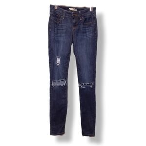 3/$20 OLD NAVY Diva Skinny Dawn Jeans Distressed Destroyed Ripped Holes Denim